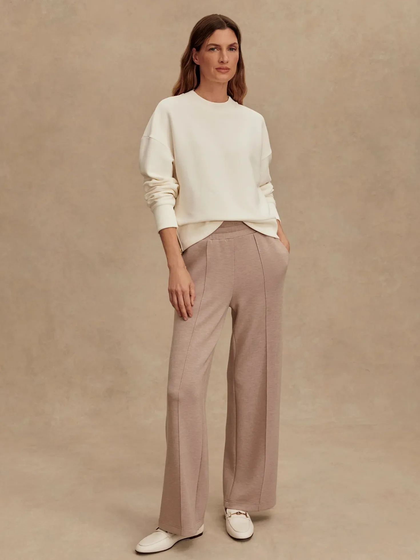 Addelyn Ivory Sweat Shirt Top
