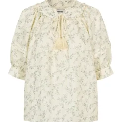 Alvi Creme Print Blouse