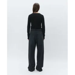 Annabelle Black Merino Top