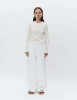 Annabelle Ivory Merino Top