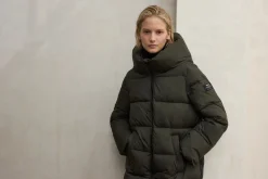 Aranda Black Puffer Coat