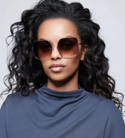 Billie Rose Gold Sunglasses