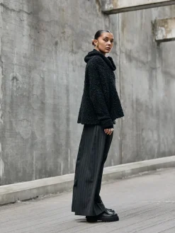Black Fringe Chunky Loafer