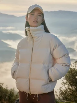 Brackley Cord Birch Puffer Jacket