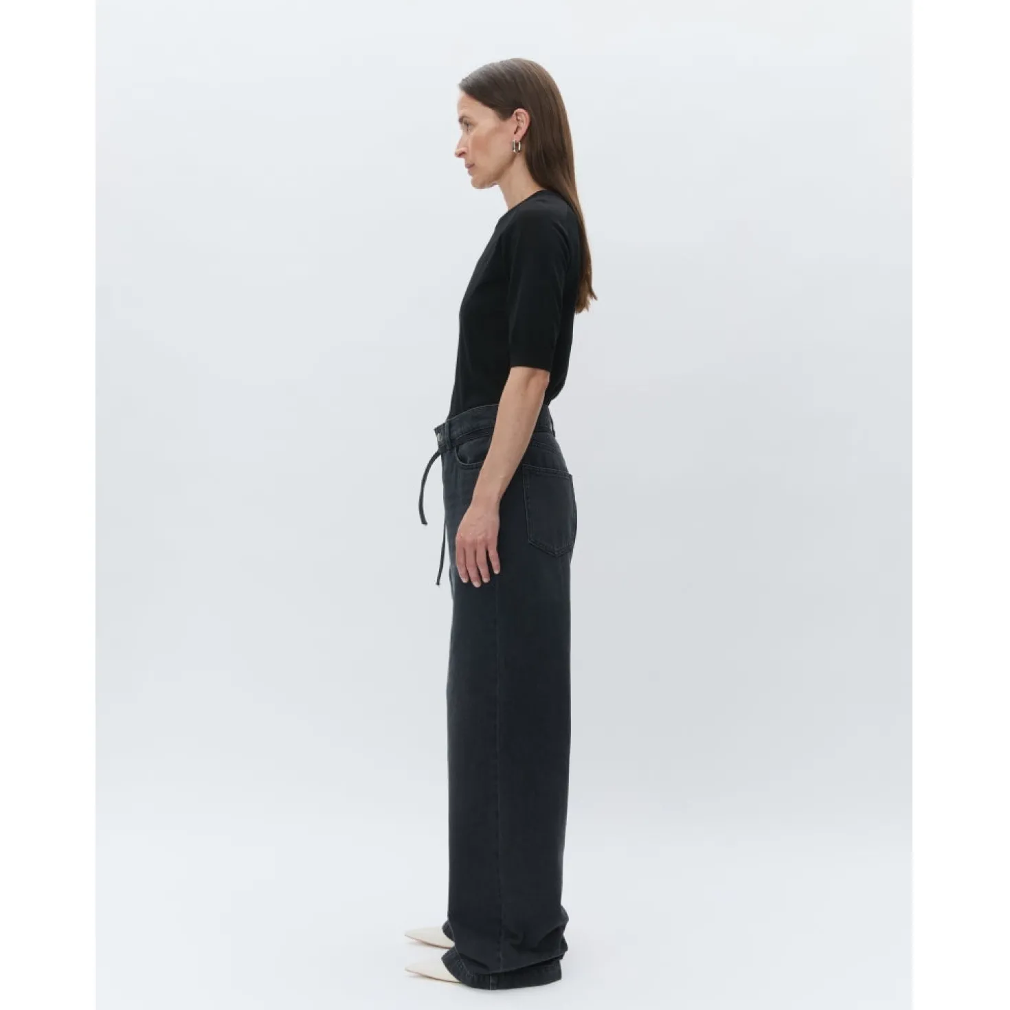 Carolina Black Merino Top
