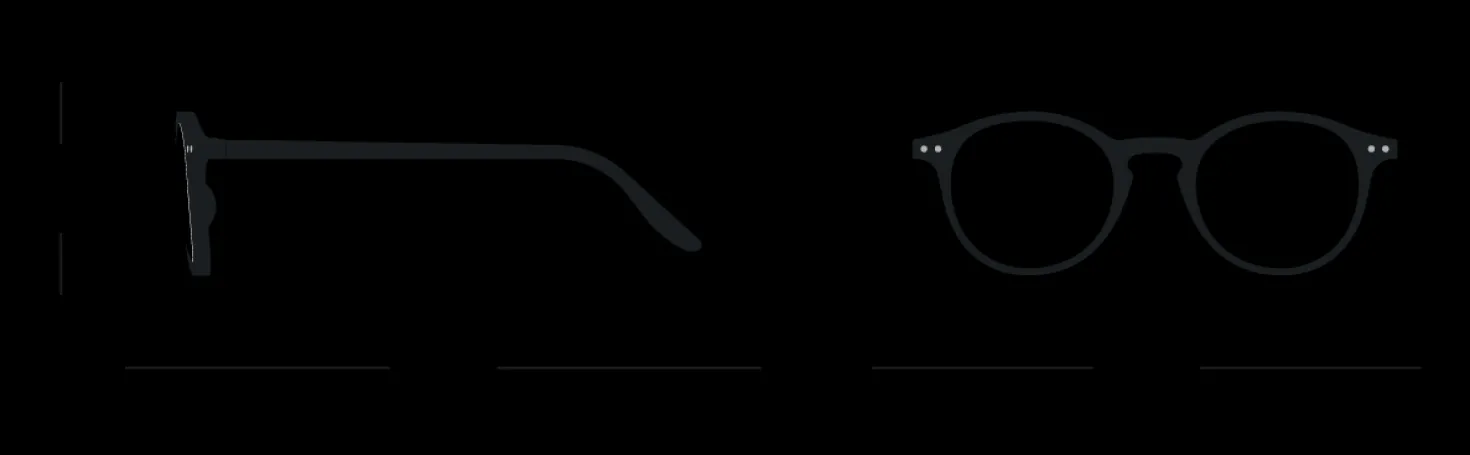 Izipizi 'Havane' #D Reading Glasses