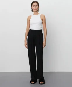Jacques Black High Rise Trousers With Turn Up