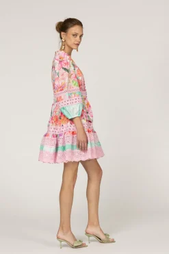 Jardin Magnifique Floral Short Dress