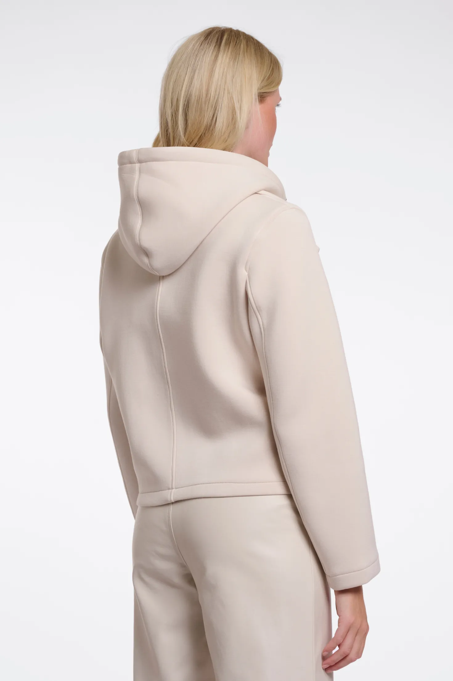 Jennifer Birch Biker with Detachable Hood
