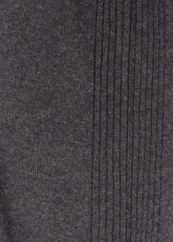 Jess Dark Grey Wool Long Cardigan