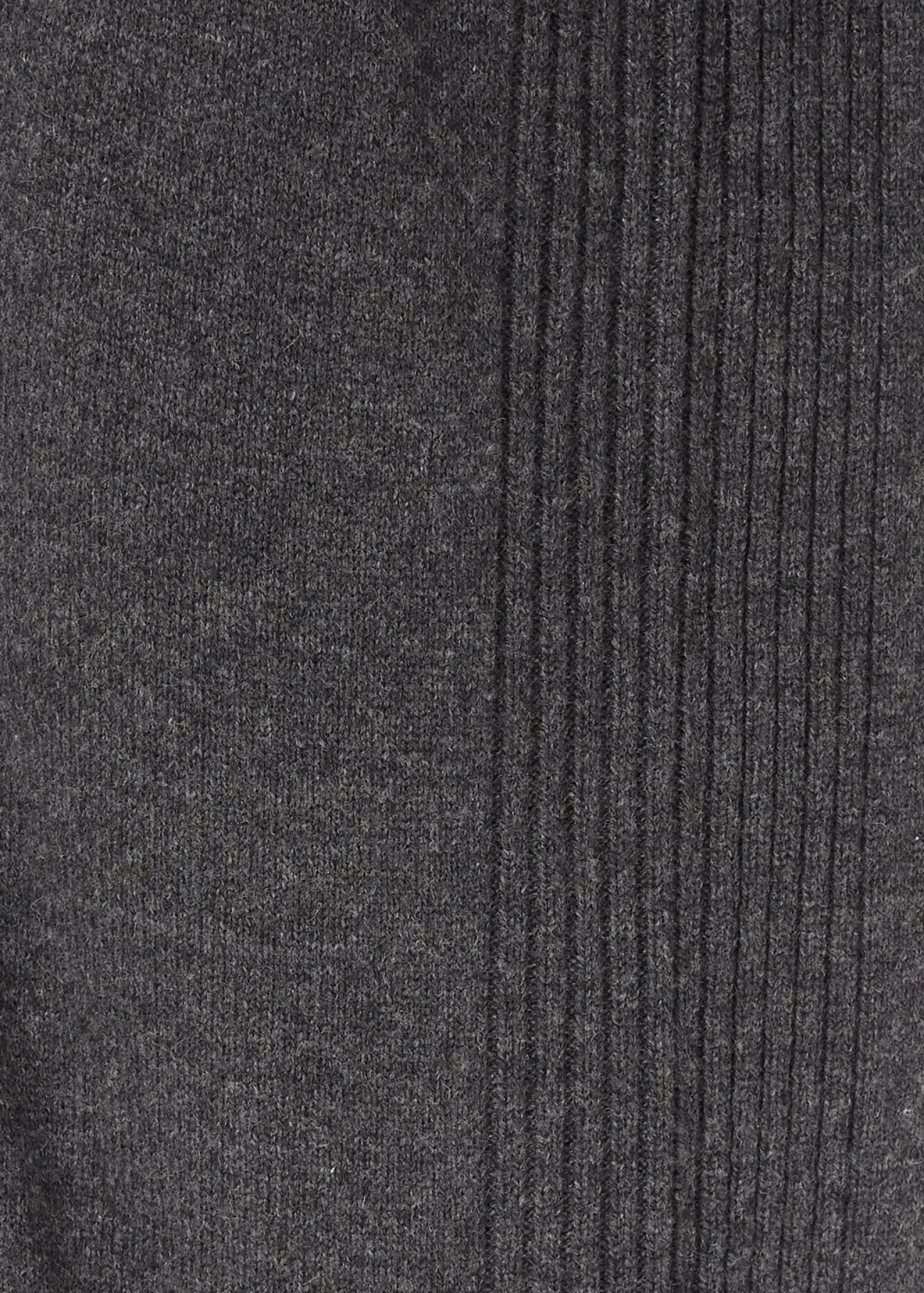 Jess Dark Grey Wool Long Cardigan