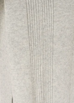 Jess Silver Grey Wool Long Cardigan