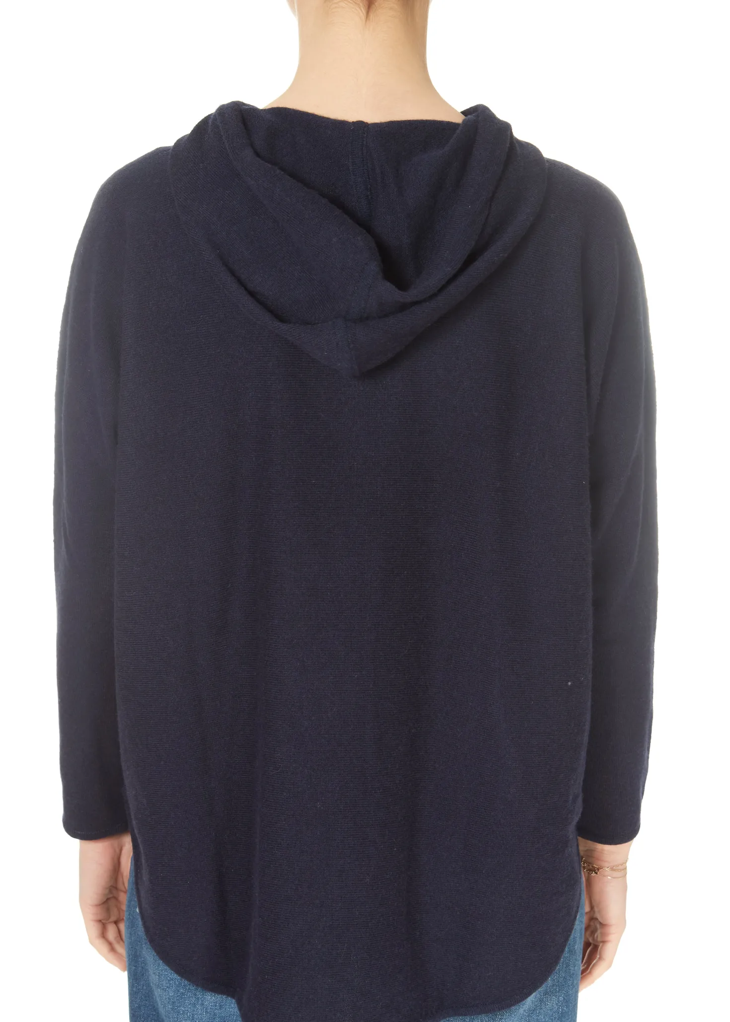Jessimara Knitwear Harper Navy Pullover Hoodie