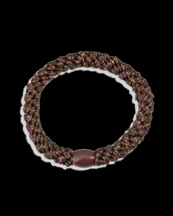 KKNEKKI Hair Tie Brown Glitter