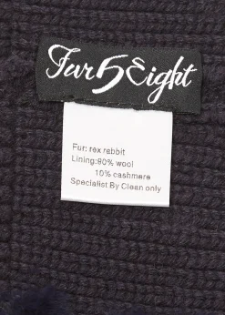 Navy Rabbit Headband