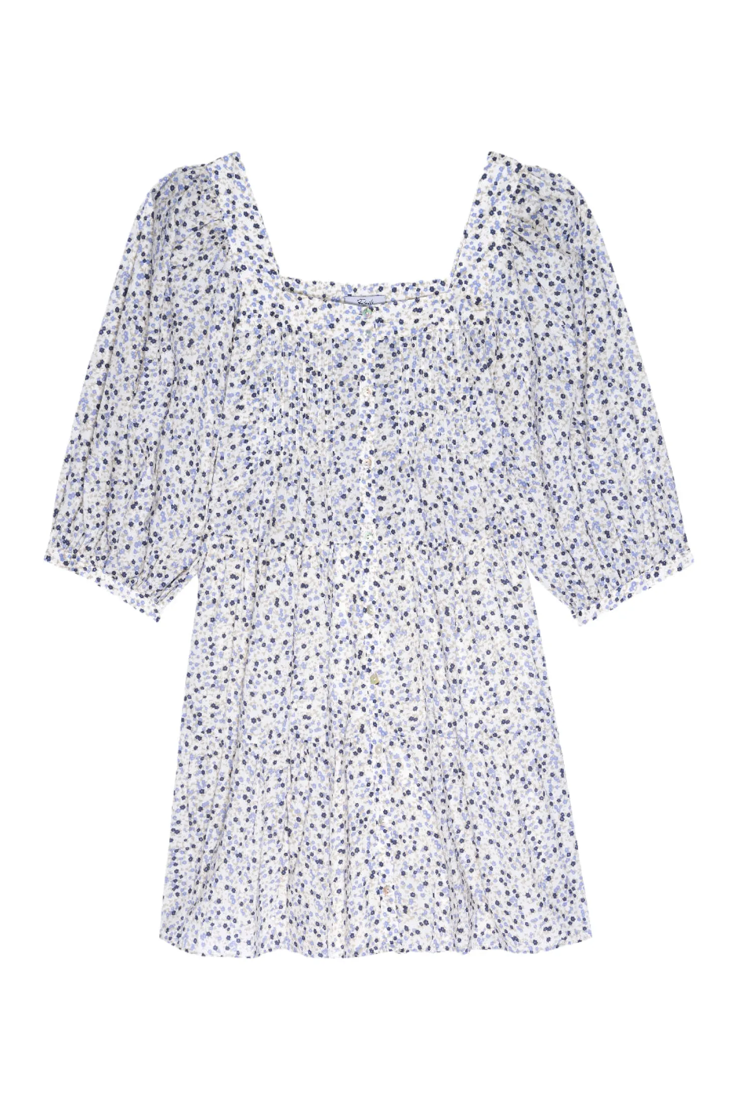 Rails Pippa Watercolour Buds Tiered Dress