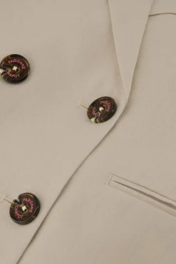 Reggy Latte Double Breasted Blazer