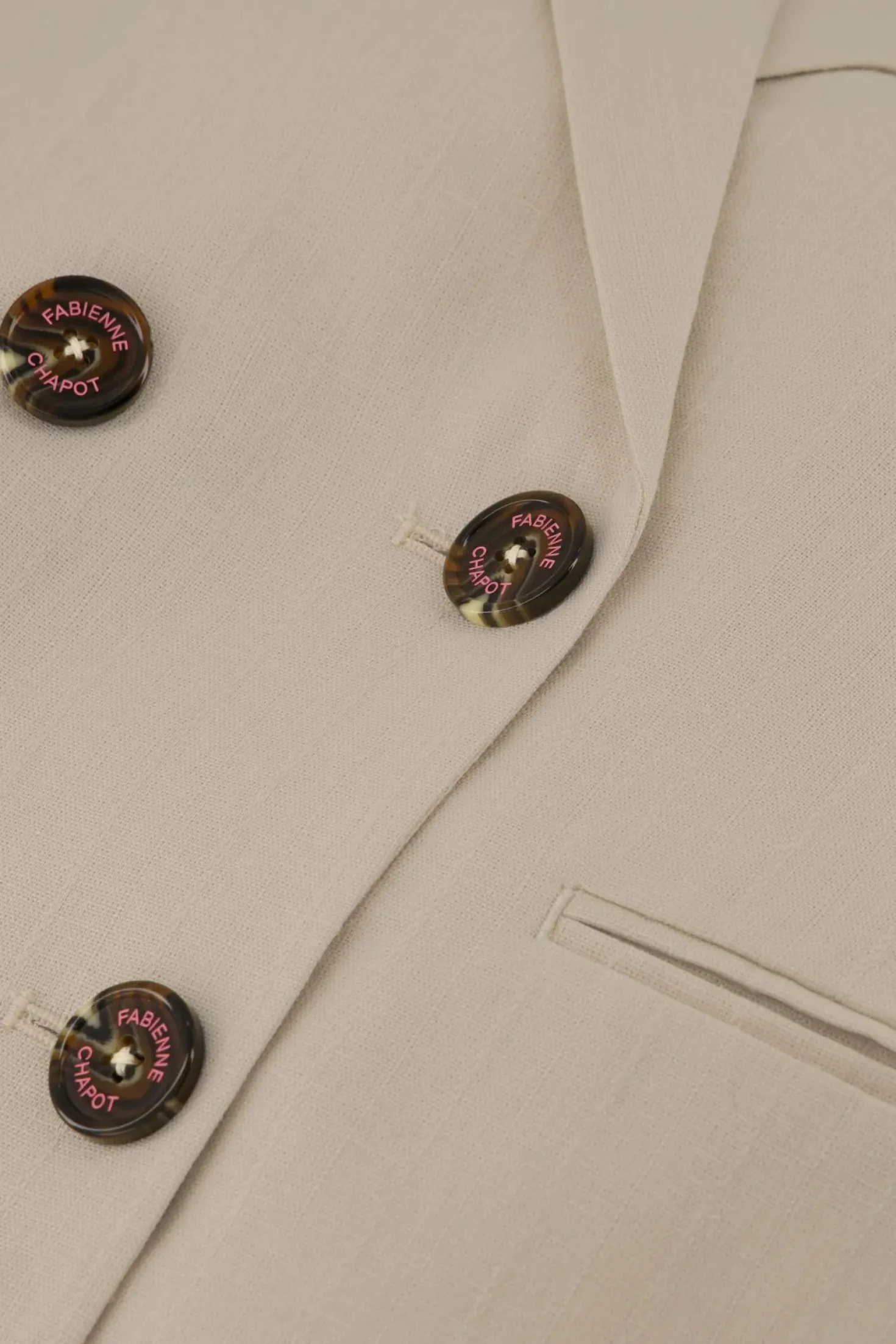 Reggy Latte Double Breasted Blazer