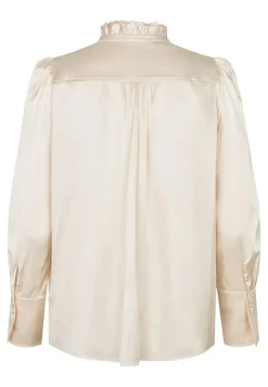 Roberta Antique Blouse with Ruffle