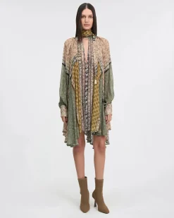 Sienna Print Short Dress