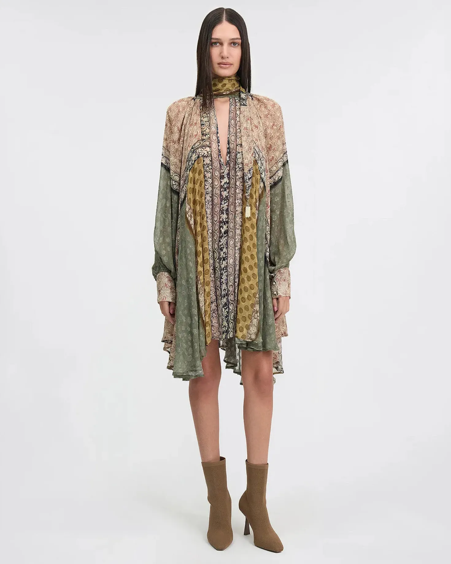 Sienna Print Short Dress