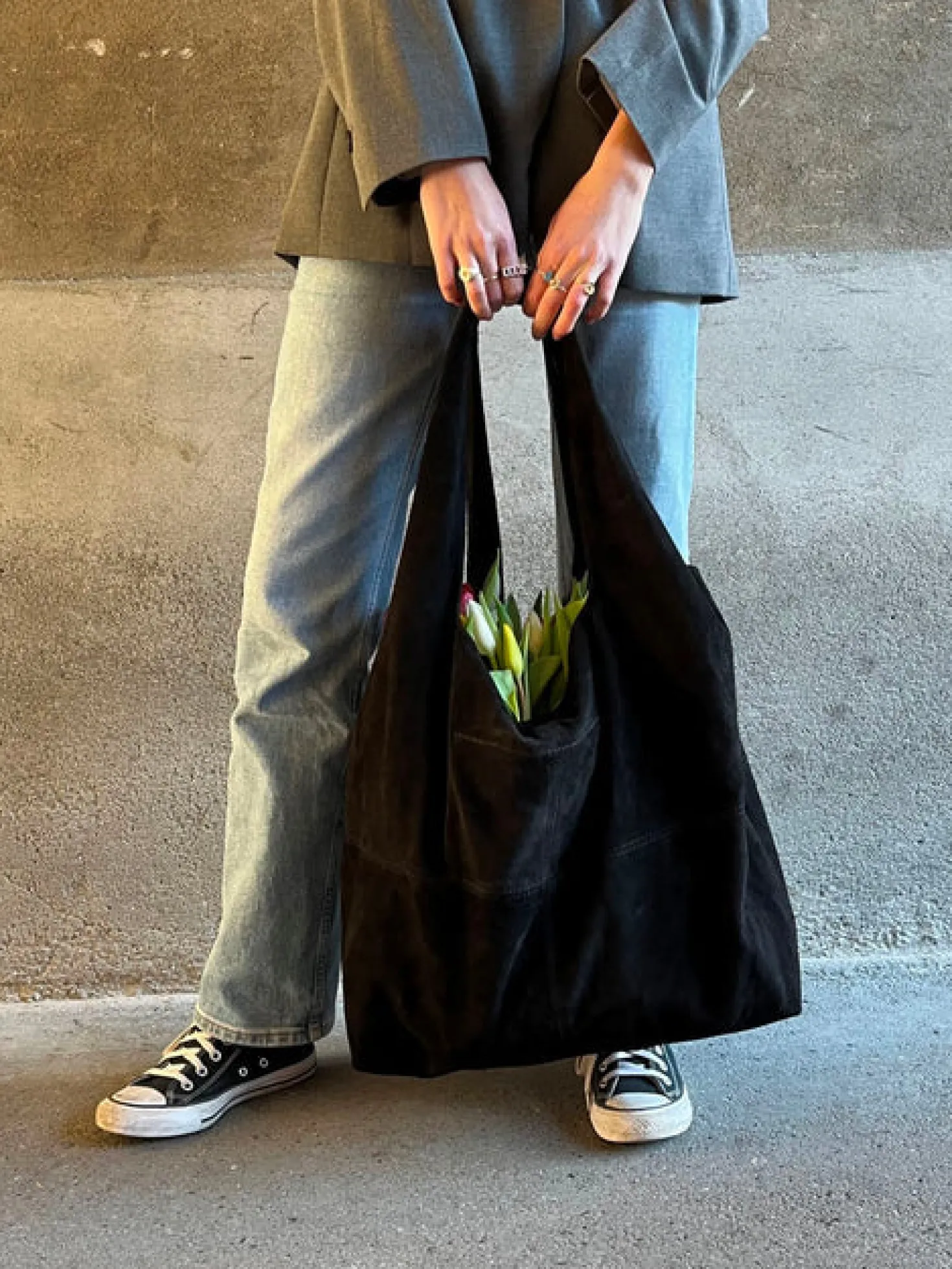 Suede Dalliea Bag