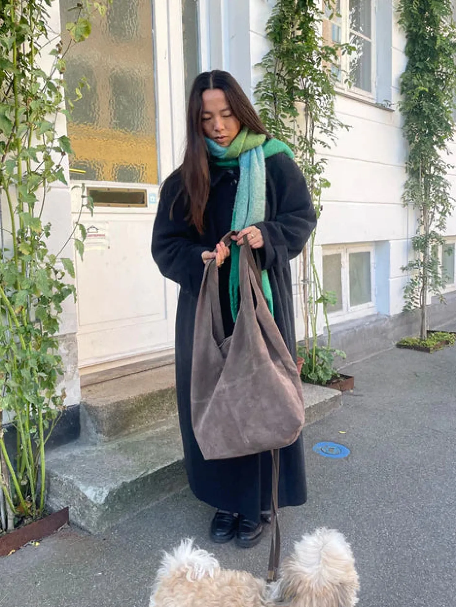 Suede Dalliea Bag